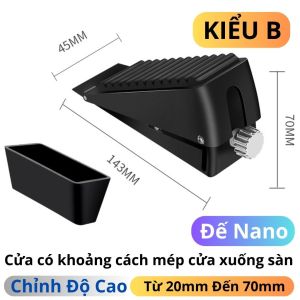 Miếng Chắn Cửa Door Stopper Chống Va Đập Không Cần Khoan Chặn Khe Cửa Đa Năng Thông Minh
