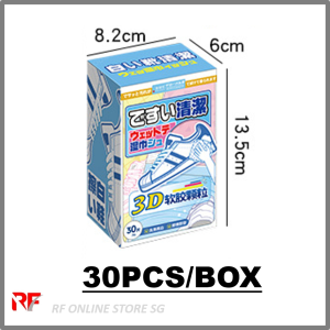 30pcs Quick Shoes Cleaner Wipes Individually Packed Sneaker Cleaning Wipes For White Shoes Leather Footwear Sport Shoes Stains Remover