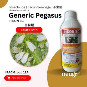 Hextar PISON SC (1L) Racun Serangga Lalat Putih Hama-Hama (Sama Sygenta PEGASUS) Diafenthiuron 48.1% White Fly Spidermite Insecticide  杀虫剂 杀螨剂 白粉蝶 红蜘蛛