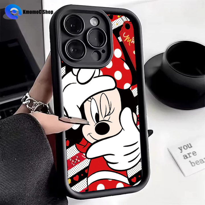 Fashion Mickey Minnie Mouse Phone Case for Xiaomi Redmi Note
