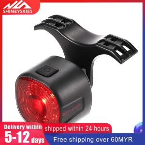 【New Arrival】 Safety Warning Taillight USB Charging Mountain Road Bike Rear Light 6 Gears Bicycle Rear Night Light for Outdoor Cycling