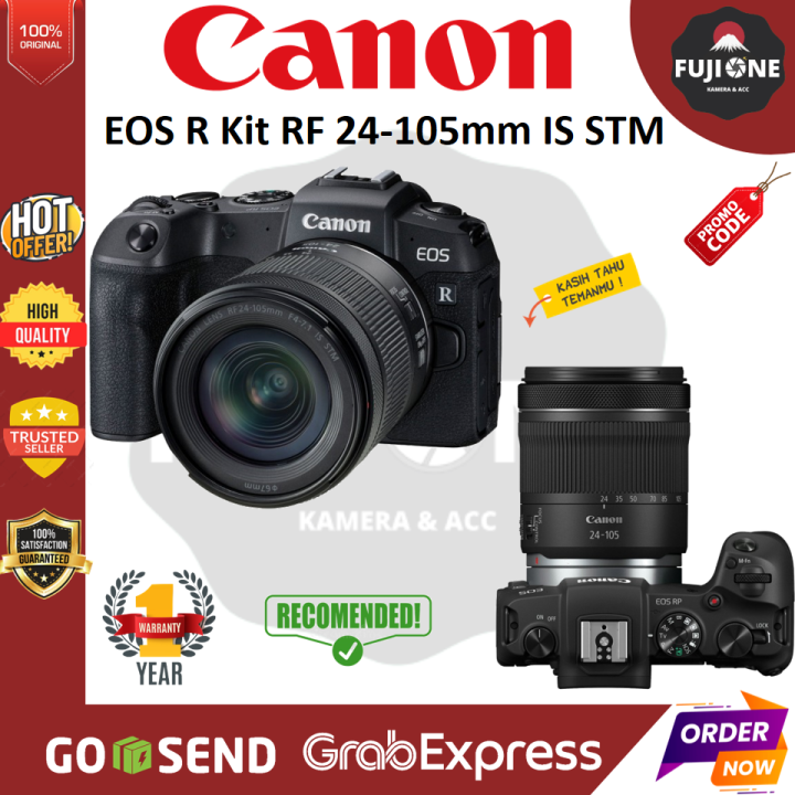 Canon EOS R Kit RF 24-105mm f/4-7.1 IS STM Lens | Lazada Indonesia