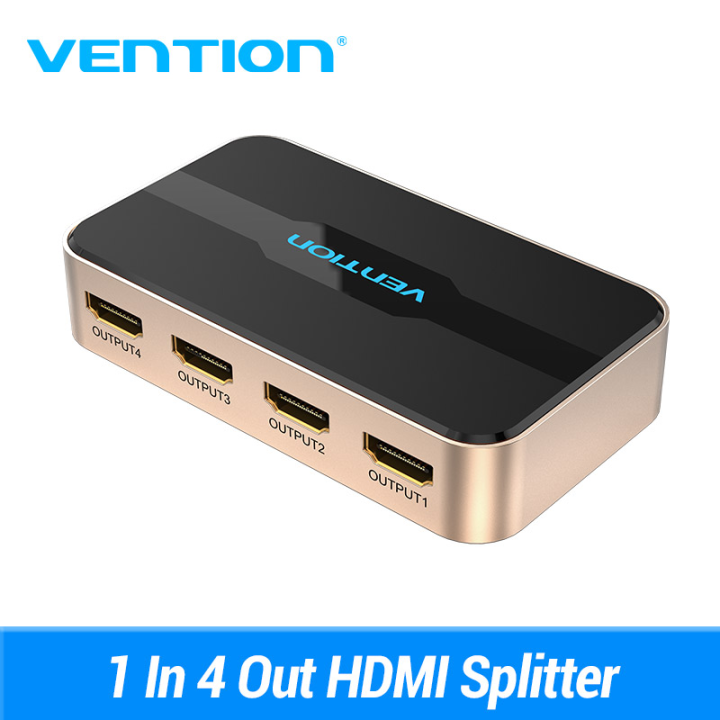 Vention Hdmi 1x4 Splitter 1 In 4 Out Spliter For Tvbox Ps3 4 Laptop 