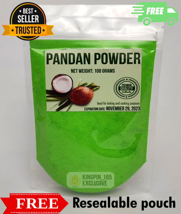 100% PURE Pandan Powder Premium Quality for Buko Pandan, Pandan Hopia ...
