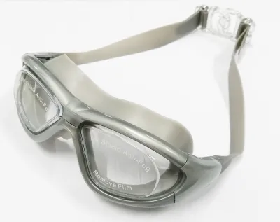 [🚚 พร้อมส่ง] แว่นตาว่ายน้ำสำหรับผู้ใหญ่ แว่นตาว่ายน้ำแบบ แว่นตาว่ายน้ำกรอบใหญ่ ที่อุดหู รุ่น 9100