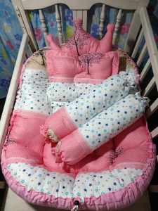 FREE Embroid! 100% Pure Cotton 6in1 Mall Quality Baby Nest Crib Nest Baby Bed