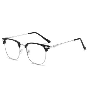 CHARMRAY Photochromism Anti radiation square glasses Computer glasses for men and women