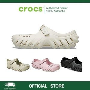【New】Crocs Womens Echo Mary Jane Clog Comfortable Simplicity Outdoors Breathable Sandals Multicolored