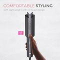 TYMO Automatic Rotating Curling Iron - TYMO CURLPRO Beach Waves 1 Inch Curling Wand, Portable Hair Curler, 500 Million Ionic, Dual Voltage & Lightweight for Travel, Ceramic Coating, Metallic Gray. 