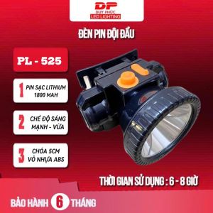 Đèn pin đội đầu PL mã 526 525 468 406 - pin 16850 50w - siêu sáng chống nước sửa chữa câu cá