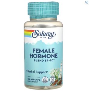 Solaray Female Hormone Blend SP 7C 100 VegCaps Pregnant Menopause Acne