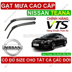 Gạt Mưa Kính Lái Nissan Teana Cặp Gạt Mưa Kính Lái Cho Các Dòng Xe Nissan Teana Có Đủ Size Cho Các Đời Xe Nissan Teana