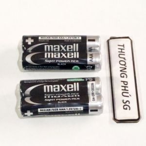 Pin Maxell AAA 1.5V (3A / R03(AB) / MU-4) Chính hãng