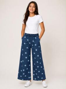 Girls Wide Leg Trouser with Drawstring