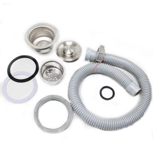 Afur Bak Cuci Piring dan Selang BCP Stainless Saringan Wastafel  Satu set Afur Lengkap G-253