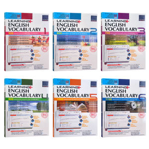 6 BOOKS SET Grade1-6 SAP Learning English Vocabulary Workbook Build Vocabulary Spelling Skills Words Practice Exercises Worksheets Childrens Book Primary School English Learning Educational Book for 7-12 Years Old