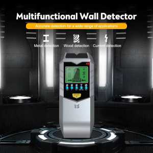 READY Aidepeen Alat deteksi arus Detektor metal besi beton kayu kabel listrik Logam 5 in 1 + baterai