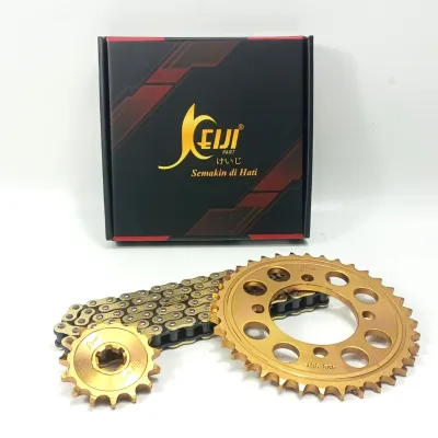 GEAR PAKET BAJA YAMAHA JUPITER Z 428H - 104L 15T / 36T PNP BURHAN - VEGA R - VEGA LAMA - VEGA R NEW - FIZR - CRYPTON - ALFA - FORCE 1 GIR SET KEIJI