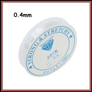 Senar Elastik Crystaline 1 Slop 10Pcs Aksesoris Manik Manik Kerajinan tangan DIY