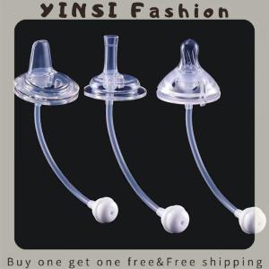 YINSI Anti Flatulence Silicone Wide Neck Baby Feeding Milk Bottle Natural Nipple Teat