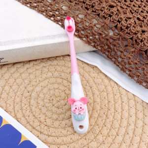 Childrens Toothbrush 3 to 6-12 Years Old Stitch Three-Eyed Monster Shape Soft Bristles Premium Gum Protection Tooth Protection Baby Toothbrush