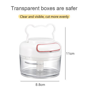 Mini Electric & Manual Garlic Chopper Blender USB Charging Ginger Masher Machine Sturdy Durable Chili Vegetable Meat Crusher Kitchen Tool