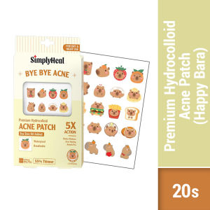 SimplyHeal Day & Night Premium Hydrocolloid Acne Patch (Fun Characters)