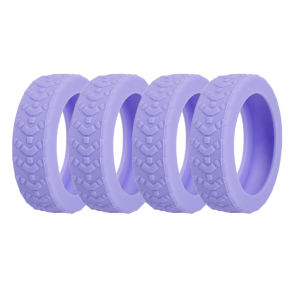 Polomat🔥Bán chạy🔥4/8 cái vỏ bảo vệ bánh xe hành lý vỏ xe đẩy silicon Vỏ bọc bánh xe im lặng phổ biến giảm tiếng ồn cho Bộ dụng cụ vali du lịch