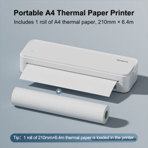 AiYin A4L Portable Thermal PrinterSupport A4/Letter SizeWireless Bluetooth Inkless Printer