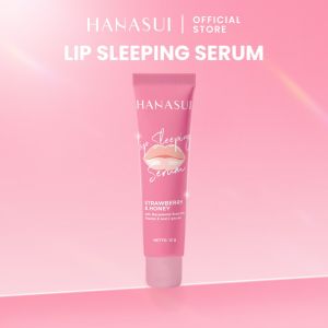 Hanasui Lip Sleeping Serum - Melembabkan Merawat Bibir Kering & Pecah Pecah Mencerahkan Bibir Secara Alami