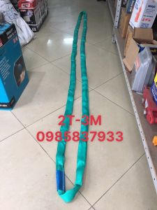 Dây cẩu hàng bản tròn 2 tấn 3 m Hàn Quốc
