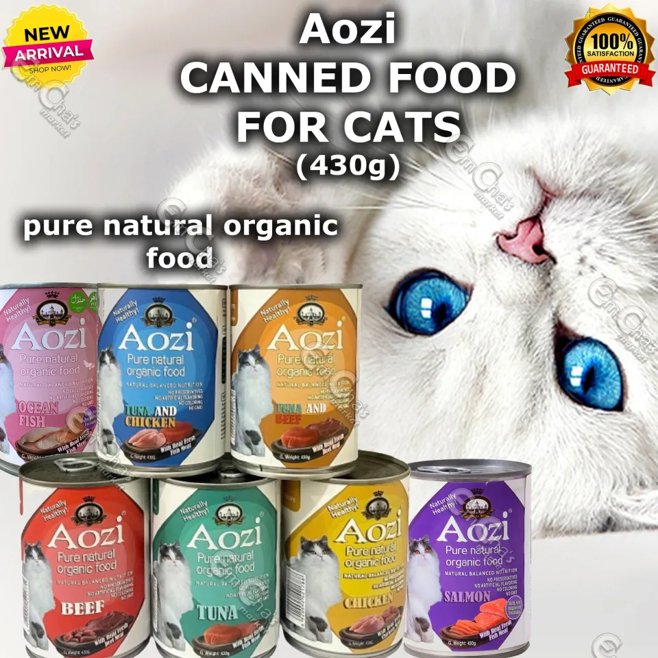 AOZI Canned Food 430g for CATS Pure Natural Organic Food anf