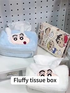 WH Cute Tissue Organize Box Creative Cartoon Shape Desktop Storage Accessary