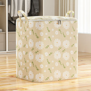 100L/140L/180L/210L Home Organizer Bag Storage For Clothes Foldable Dustproof Double Zipper Storage Box Wardrobe Box