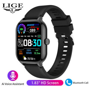 LIGE 2023 Smart Watch Men Bluetooth Call Custom Watch Face Waterproof Health Monitor Fitness Tracker Sport Watch for Women