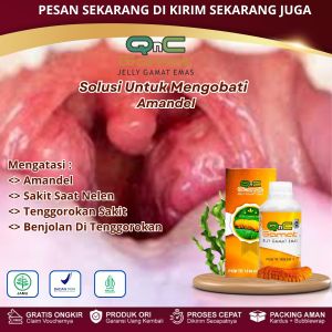 Obat Amandel Radang Tenggorokan Sulit Menelan Amandel Akut dan Kronis Pengecil Amandel Parah Dengan QnC Jelly Gamat