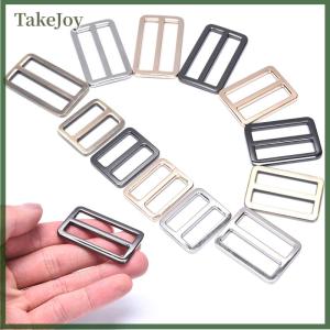 TakeJoy Rectangle Metal Tri Glide Backpack Strap Adjust Bag Buckle Webbing Slider Buckle
