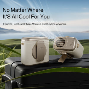 💕Cooling Artifact💕Portable Waist Fan USB Portable Portable Waist Clip Outdoor Construction Site Power Bank Small Fan