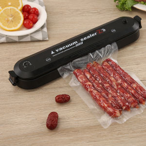 RISE Household Food Vacuum Sealer Vacuum Packaging Machine Compression Sealing Machine Fully Automatic Maintain Fresh Plastic Packaging Evacuation Machine