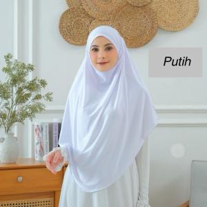 Afifah Jilbab Hijab Kerudung Bergo Instan French Khimar Cadar Tali Syari Bahan Jersey Premium Warna Terlengkap