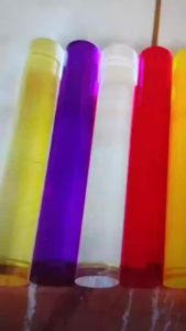 Colorful Acrylic Rods Set for DIY Crafts Green Yellow Orange Red Blue Perspex round Bars for Display Stands 20mm Diameter