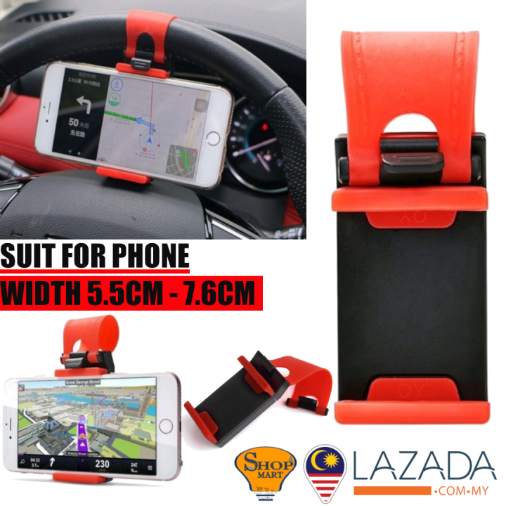 Car Steering Mount Steering Phone Holder Smartphone GPS Holders