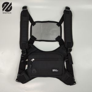 Tas Dada Chest Bag dengan Lubang Headset Elvano Baepack / Tas Dada Pria / Cowok