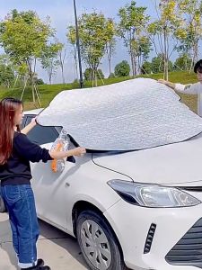 Thickened Car Windshield Cover Magnetic Sunshade Windshield Cover Waterproof Universal Protector