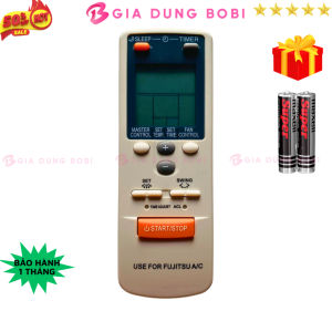 Điều khiển điều hòa FUJITSU Mã 01 remote máy lạnh FUJITSU - Tặng kèm pin - Gia Dụng Bo Bi