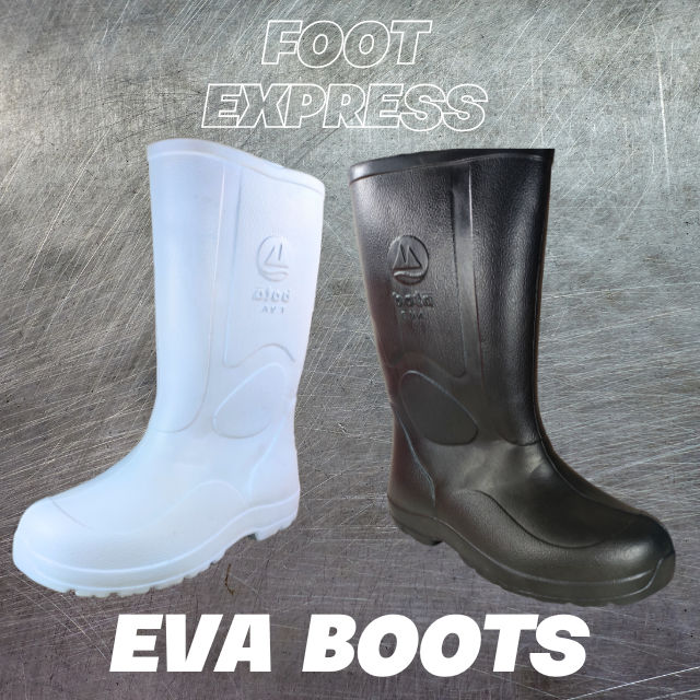 Rainboots EVA Ultra-Light-weight waterproof Long rain Boots (Black
