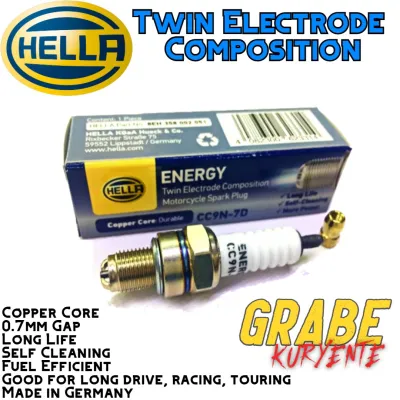 honda xrm 110 Hella Twin Electrode Composition Spark Plug CC9N-7D NGK C7HSA CR6HSA CR7EGP | Long Life Self