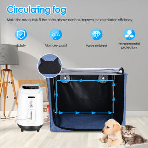 ⭐️【Local warehouse+COD】⭐Pet Atomization Box Pet Dog Cat Animal Oxygen ICU Cage For Cough Breathing Treatment Atomization Box