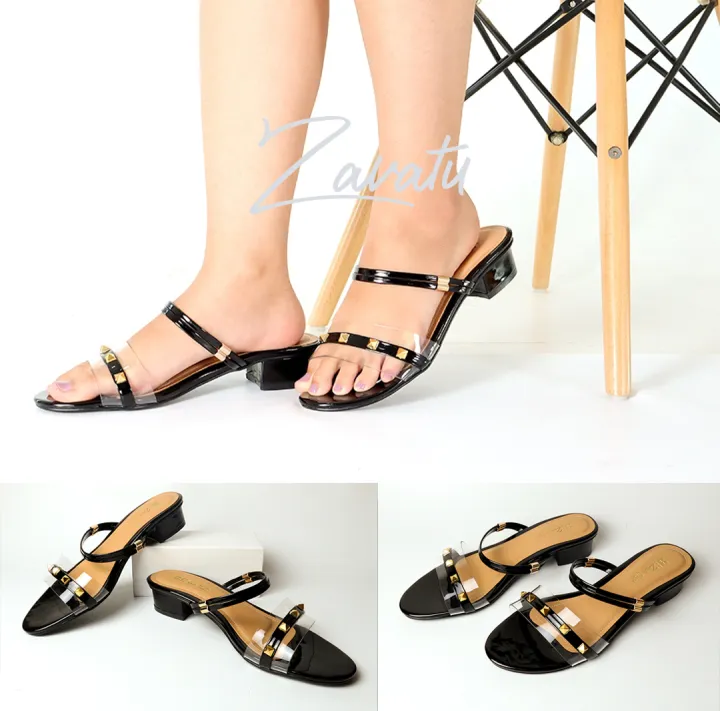 JUMBO%20SIZE%2041-45%20/%20Hees%203cm%20Bigsize%20Wanita%20Pesta%20/%20Sandal%20Heel%20Ukuran%20Besar%20Motif%20Piramida%20Beig%20-%20Image%206