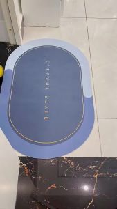 Thảm Lau Chân Silicon Siêu Thấm Hút Nước (40x60cm) - Thảm Chùi Chân Đế Cao Su Chống Trơn Trượt